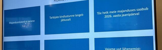 Konjunktuuriinstituut Eesti majandusele midagi head ei ennusta