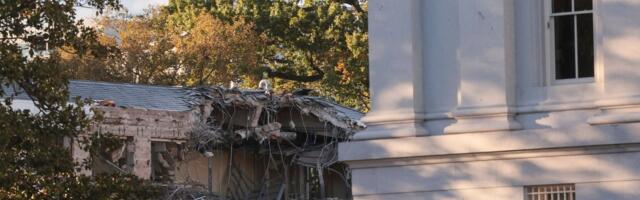 Valge Maja alustas lammutamistöid Trumpi uue balliruumi rajamiseks