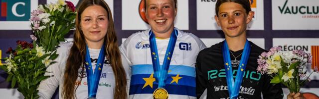 Paula Palmiste pälvis BMX-krossi EM-il hõbemedali