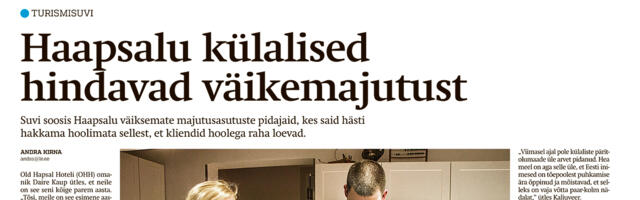 Lääne Elu paberleht teisipäeval, 10. septembril