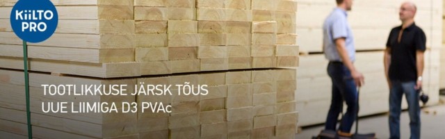 Tootlikkuse järsk tõus uue liimiga D3 PVAc