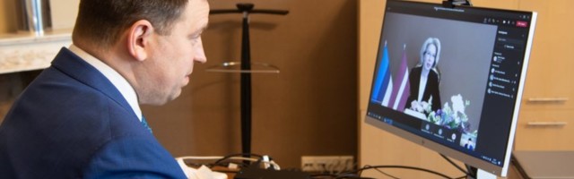 Riigikogu esimees Jüri Ratas pidas tutvumiskõne Soome ja Läti kolleegiga