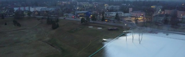 Reporter: Otepääl hakkas tööle miljoni eurone lumetehas!