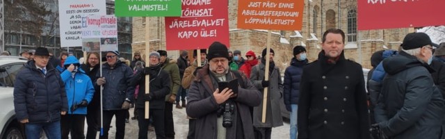 SAPTK piketile KAPO ja prokuratuuri ees tuli hulk rahvast