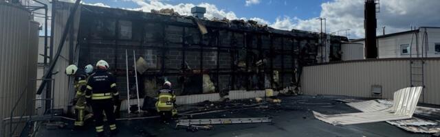 Lasnamäel põles ehituskeemia tehas