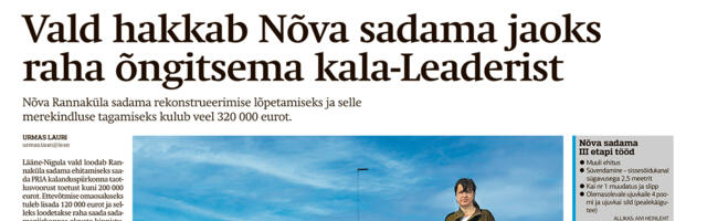 Lääne Elu paberleht laupäeval, 17. augustil