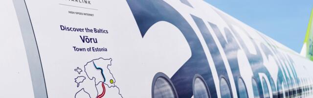 airBaltic nimetas oma lennuki Võru linna järgi