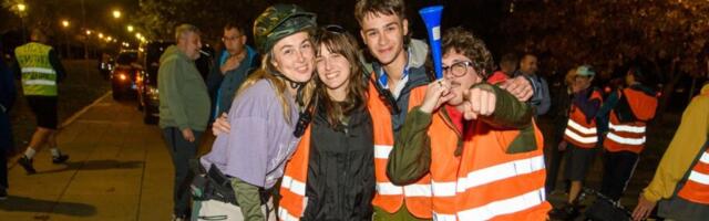 Niški biciklisti stigli u Beograd, a studenti pešaci u Staru Pazovu