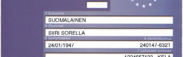 Soomes pikeneb Euroopa ravikindlustuskaardi kehtivusaeg