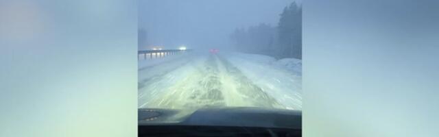 Hoiatus! Lumesadu, tormituul ja langev temperatuur muudavad täna-homme teeolud keeruliseks
