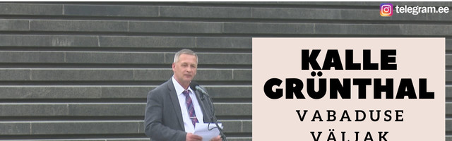 Video! Kalle Grünthali kõne Vabaduse väljakul 15.05.2021