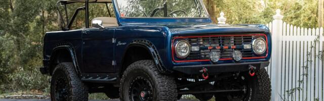 Soovid erilist maasturit? Endise F1 meistri modifitseeritud 1970. a Ford Bronco läks oksjonile