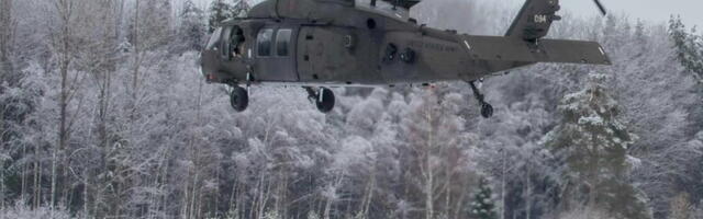 Kuperjanovi jalaväepataljoni ajateenijad osalesid koos liitlastega kopteridessandi harjutusel