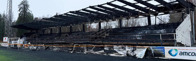 Üheksakordse Soome meisterklubi peatribüün põles maha
