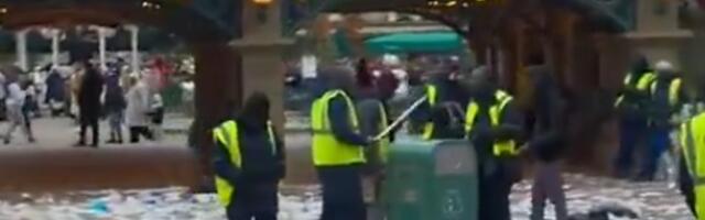 DELFI VOOG | Video_ Pariisi Disneyland mattus prügisse, sest koristajad streikisid