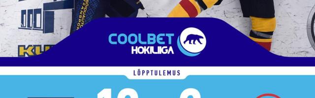 Coolbet Hokiliigas alistas Riia HK Kurbads kahel korral Tartu Välk 494