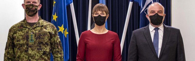 Jüri Luik ja Martin Herem tutvustasid presidendile sõjalise kaitse pikaajalisi arengueesmärke