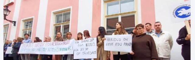 On kurb, et õpetajad astuvad pildile siis, kui raha tahavad. Mitte siis, kui ideoloogiad koole ründavad…