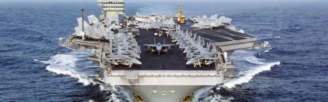 USA lennukikandja alustas missiooni Vahemerel