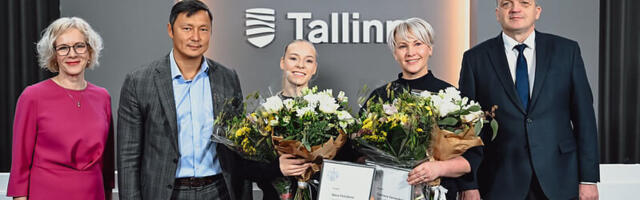 Tallinn tunnustas Niina Petrõkinat ja tema treenerit Svetlana Varnavskajat