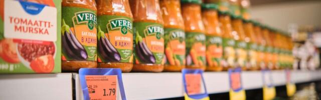 Selver tähistas Ukraina tooted pilkupüüdvate hinnasildiümbristega