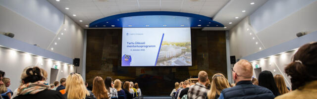 Alanud on selleaastane Tartu Ülikooli mentorlusprogramm