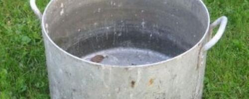 Alumiiniumpoti koht on prügikastis