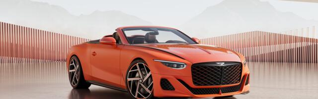 Bentley Batur kabriolett on viimane mudel, mis saab W-12 jõuallika