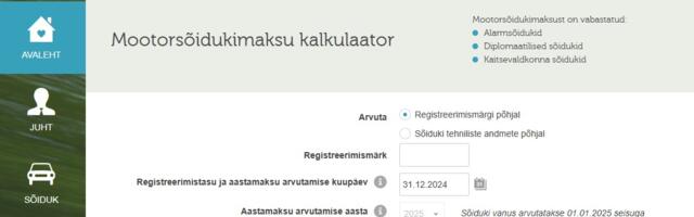 Transpordiamet avalikustas uue automaksu kalkulaatori ning auto põhjaliku automakse puudutava veebilehe