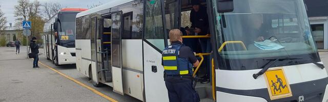 Koolibusside reidi sünge tulemus: ühelgi bussil polnud asjad täiesti korras