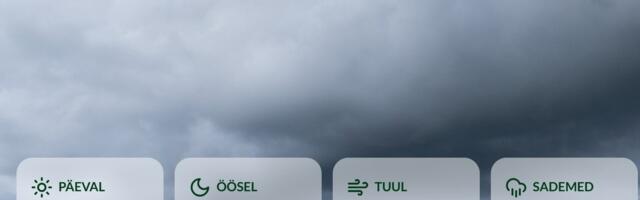 ILMATEADE | Pilvise ja jaheda kolmapäeva järel tõuseb temperatuur kiiresti