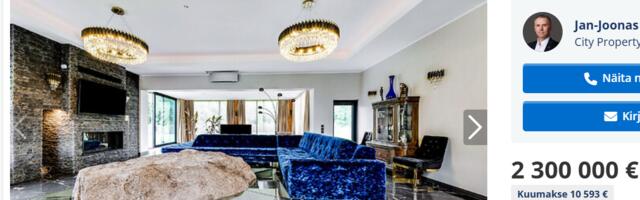 Haabneemes müügis eksklusiivne eramu, mille elutoas asub rändrahn