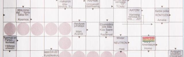 Ristiku Ristsõnad: 17. november 2024 ristsõna ja sudoku