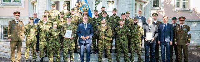 President Karis kuulutas välja aasta reservväelase ja reservüksuse 