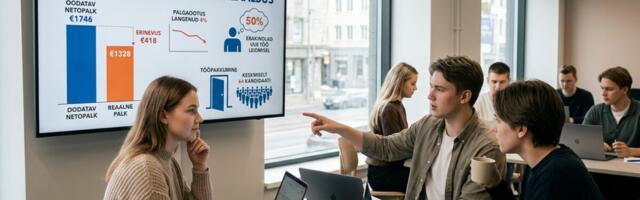 Kasvav ebakindlus tööotsingutel paneb noori oma palgasoove korrigeerima