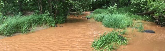 Vihmaga sogaseks muutuv jõgi paneb kohalikke muretsema