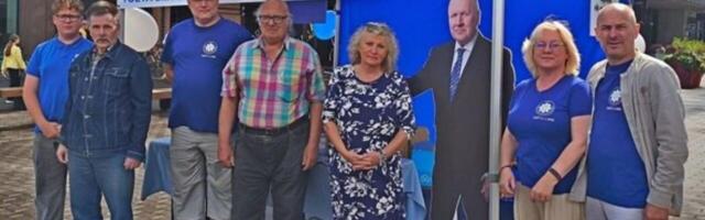 Mart Helme presidendikampaania rääkis Tartu Hansalaadal rahvaga