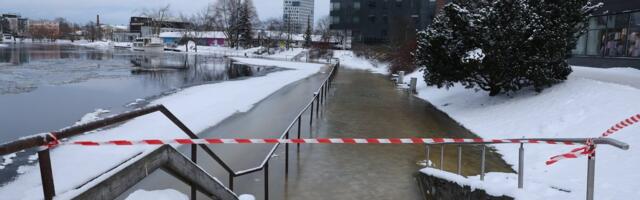 FOTOD ja VIDEO | Emajõe veetase on tõusnud üle 30 cm, mitmel pool esineb üleujutusi