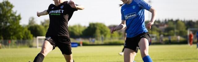 Sporting ja Kalev lõid naiste Meistriliigas kahe peale üheksa väravat