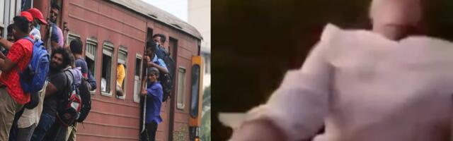 VIDEO | Kõhedust tekitav hetk! Hiina suunamudijat filmiti liikuvast rongist maha kukkumas