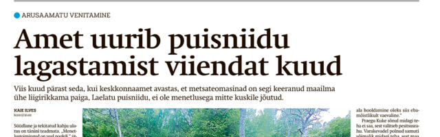 Lääne Elu paberleht teisipäeval, 2. juulil
