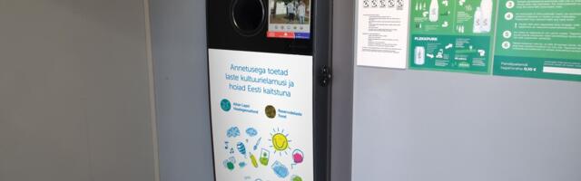 Ligi 40 000 inimest toetas Coopi taaraautomaatidest tehtud annetustega lapsi ja reservväelasi