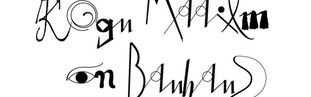 Bauhausi ülevaatenäitus ETDMis