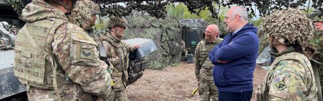 President Alar Karis õppusel Siil: koostöö harjutamine on asendamatu osa kaitsevõimest