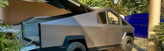Pakistanis valmistatud “Cybertruck” pole küll elektriline, kuid vähemasti on tegu kastikaga