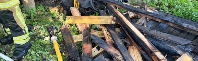 Elva vallas põles sauna eesruum