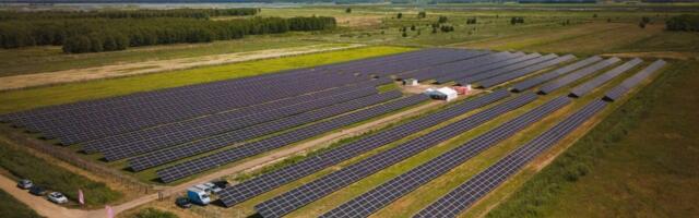 Eesti Gaas avas Lätis oma esimese päikesejaama