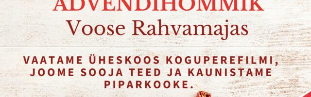 Advendihommik Voose Rahvamajas