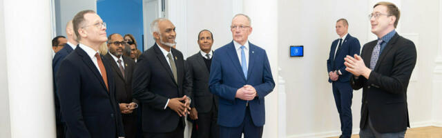Maldiivi Vabariigi president külastas riigivisiidi käigus Tartu Ülikooli