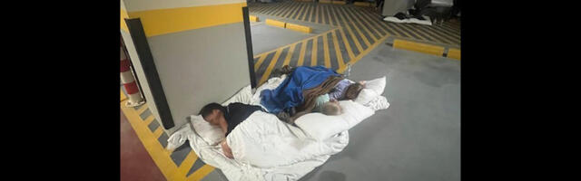 PILTUUDIS: turistid magavad Dubai hotelli garaažis põrandal